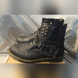 Dr. Martens 1460 8-Eye HDW Leather Boots Black Men Size 14 New No Box Defects